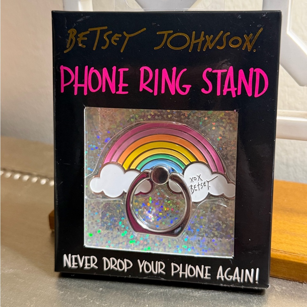 Betsey Johnson Rainbow Phone Ring Stand
